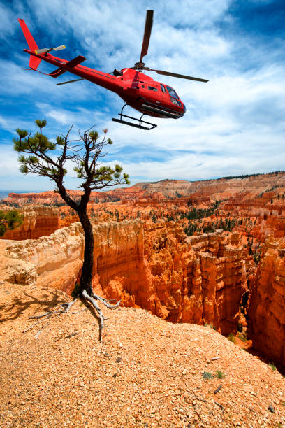 istock Helicopter tour over Bryce Canyon 828736646