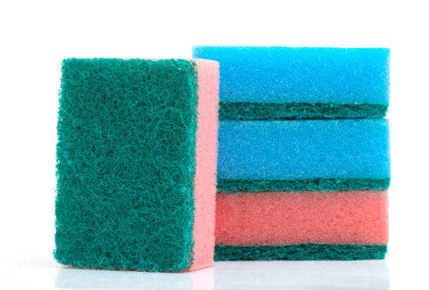 istock Group of sponge dish isolated on white background 828754296
