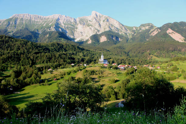 istock Village Dreznica (Drežnica), Slovenia 828797436