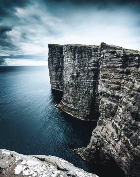 istock the amazing faroe landscape with high cliff 828803960