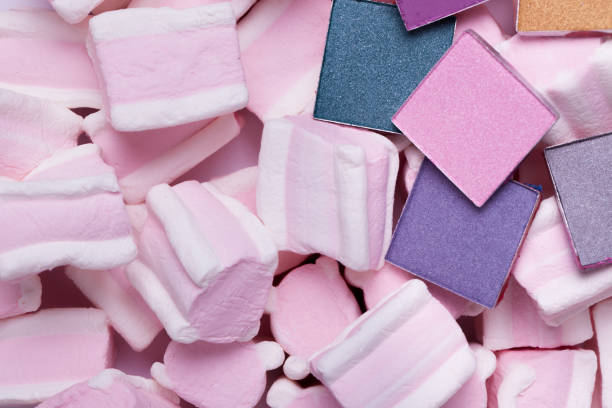 istock Shadows for the eyes on the background of sweets 828812872