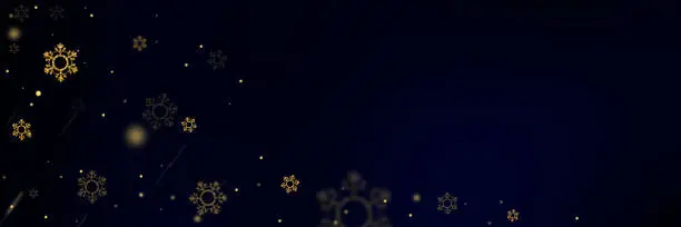 Photo of Winter background with snowflakes