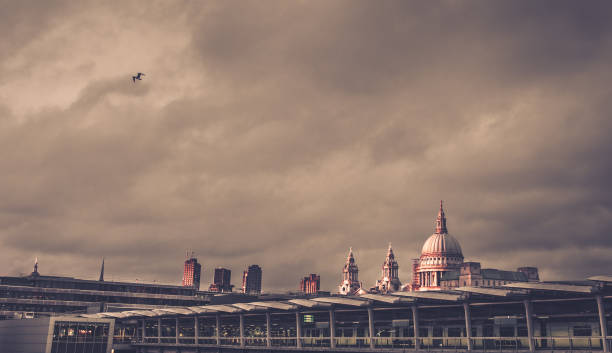 London skyline as seen from the Blackfriars Bridge