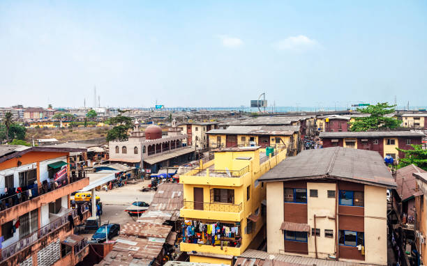 istock African city - Lagos, Nigeria. 828898430