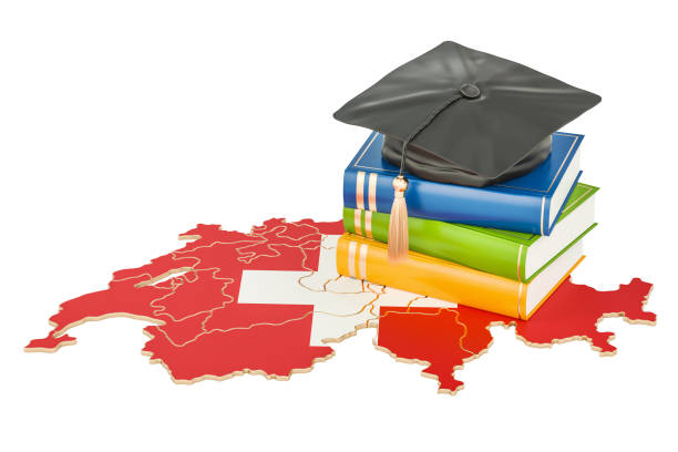 istock Education in Switzerland concept, 3D rendering isolated on white background 828906614