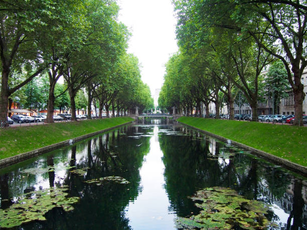 istock Germany dusseldorf water canal 828922442