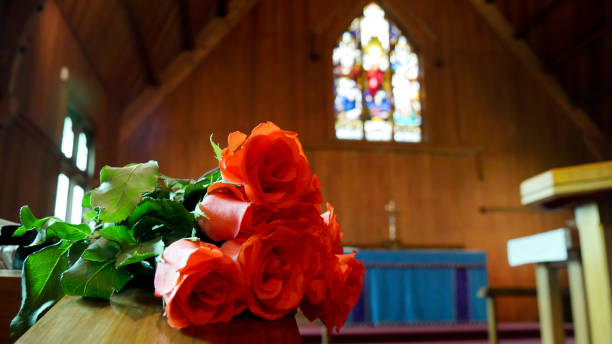 istock a colorful casket in a hearse or chapel before funeral or burial at cemetery 828972740