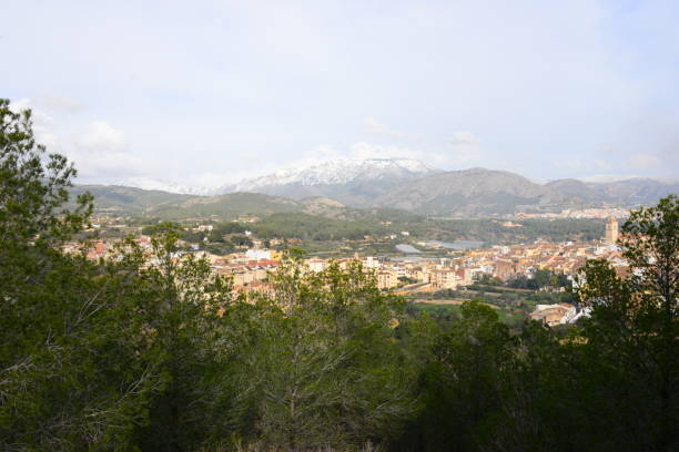 istock Polop de la Marina with snow - Costa Blanca - Spain 829006824