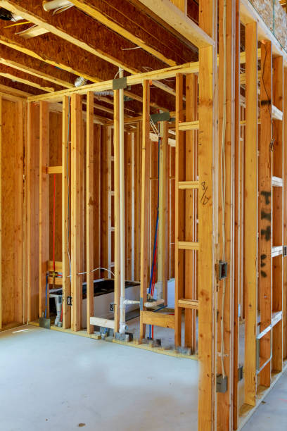 istock unfinished wood frame building or house 829041718