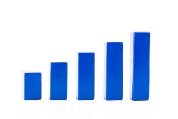 istock building a growing financial graph using wood toy isolated on white background, finance successful business concept. 829069966