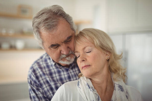 istock Senior couple embracing each other 829080526