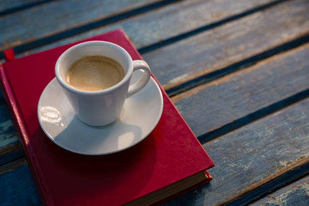 istock Close up of tea on book 829087288