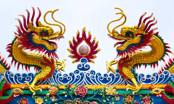 istock colorful twin dragon 829125092