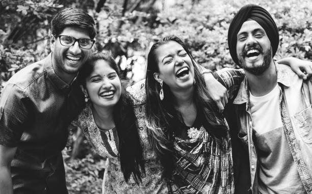 istock Indian Friends Hangout Outdoors Happy Concept 829151848