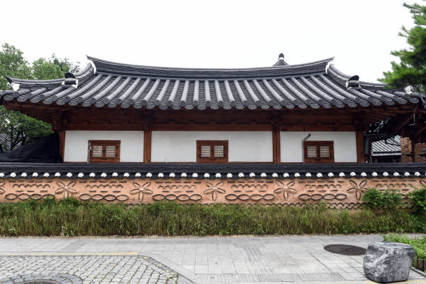 Korean Traditional House and Wall
