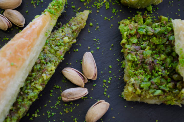 istock Pistachio and baklava varieties 829190752