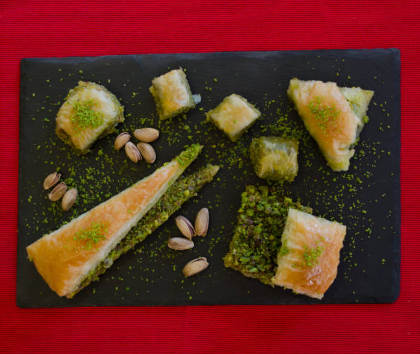 istock Pistachio and baklava varieties 829190816