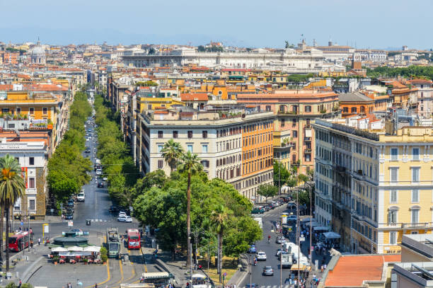 istock View of Rome, Italy 829192052