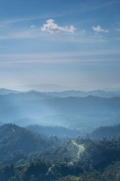 istock Layers of Mountain Ridges with bluesky 829219606