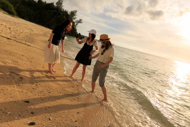 istock Young women and sunset. 829225664