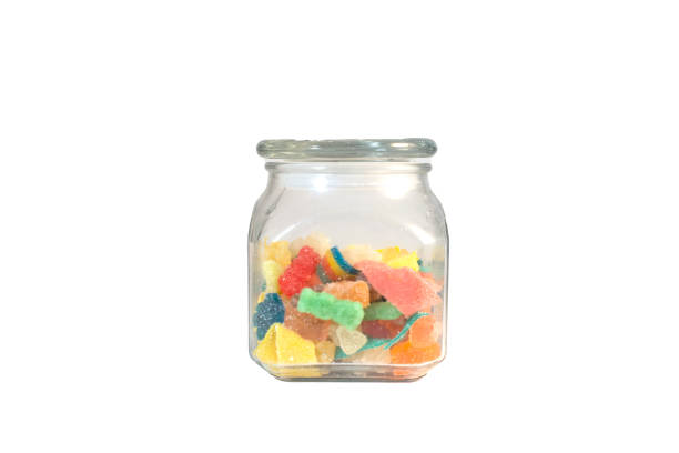 istock Gummies in bulk in glass containers 829229804