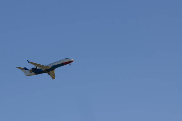istock Passanger airplane flying in sky - air travel 829232720