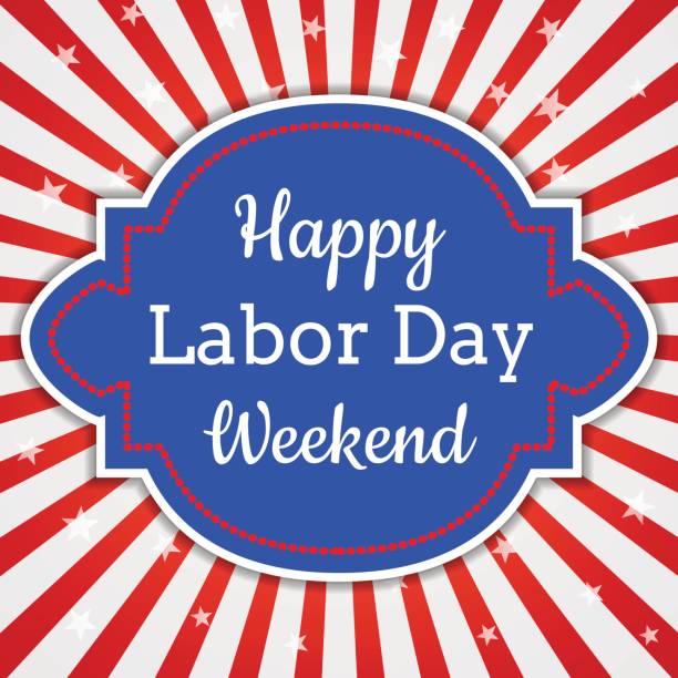 Happy Labor Day Weekend vector art illustration