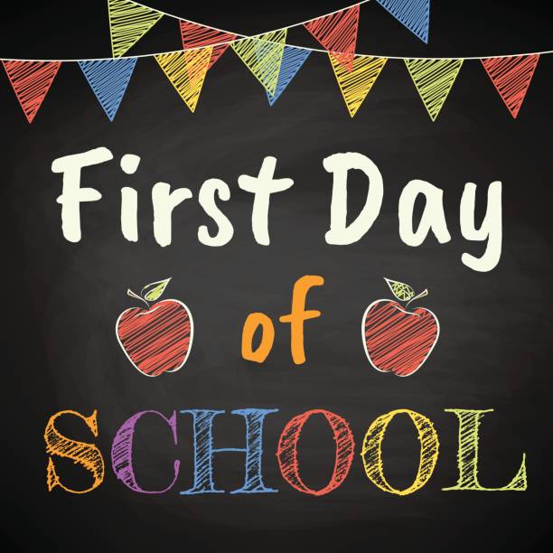 First Day of School Blackboard First Day of School Blackboard