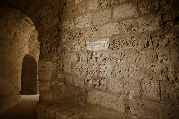 istock Medieval fort in Houmt el Souk town in Tunisia 829344570