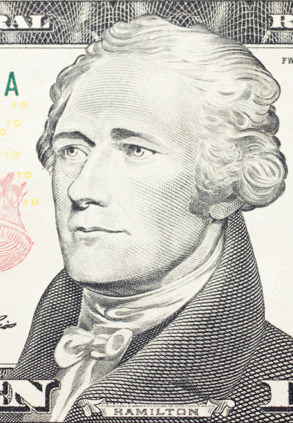 istock Alexander  Hamilton portrait on dollar bill  closeup 829348262
