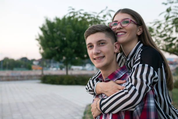 istock Young couple enjoying outdoor 829386894