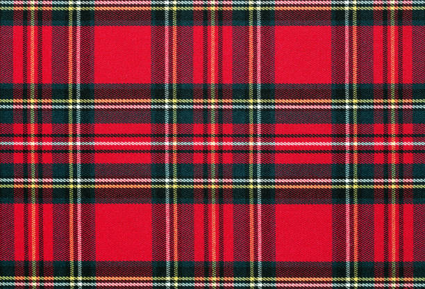 клетчатый фон ткани, текстура - plaid textile red cotton стоковые фото и изображения