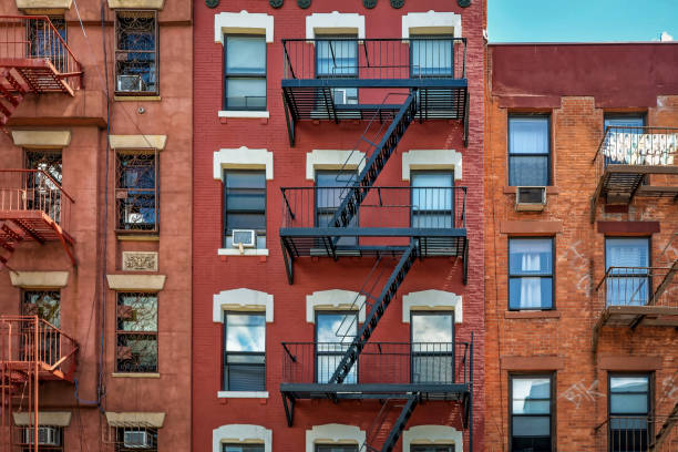 istock New-York buildings with outside fire escape stairs 829473786