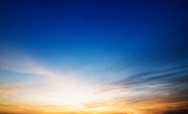 twilight skys stock photo