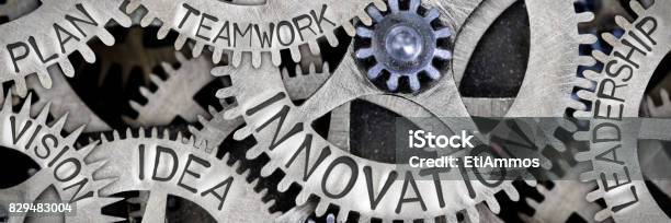 Metal Wheel Concept Stock Photo - Download Image Now - Leadership, Innovation, Development