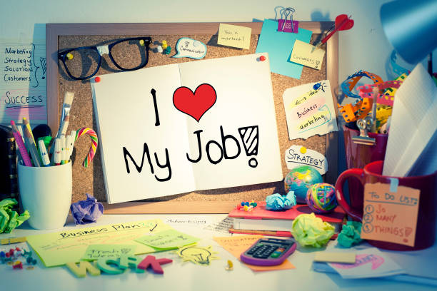 istock I love my job note sign in office 829505076
