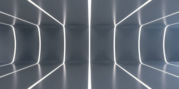 istock Dark abstract futuristic tunnel 829523770