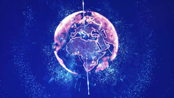 istock Digital World, Africa and Europe 829529204