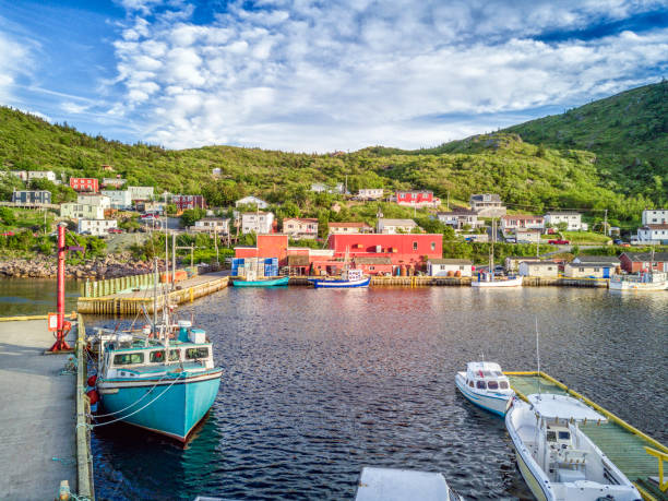 istock Coast in Petty Harbour at sunset, Newfoundland, Canada 829541002