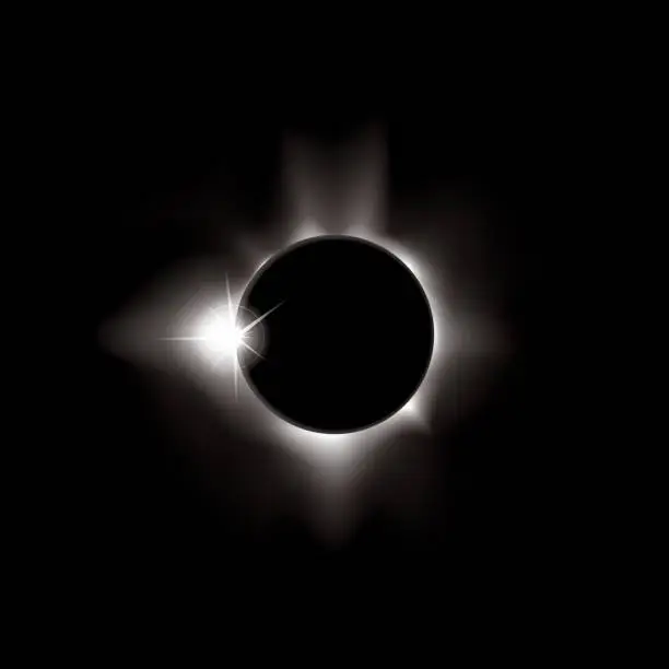 Vector illustration of Solar Eclipse