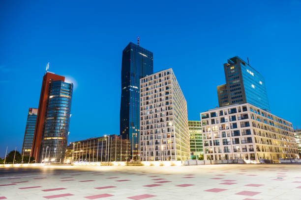 istock Skyscrapers and modern architecture in Vienna Austria 829570994