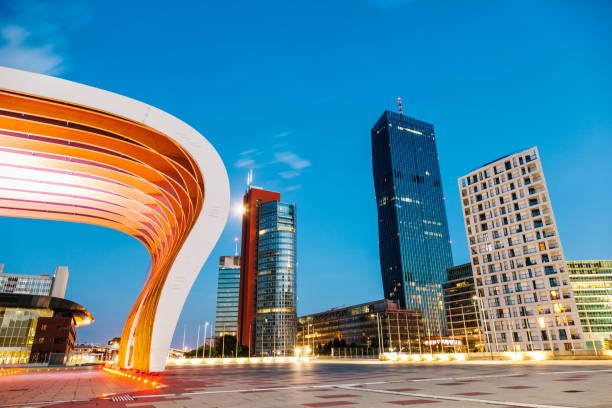 istock Skyscrapers and modern architecture in Vienna Austria 829571724