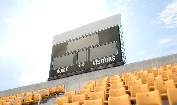 istock Sports Stadium Scoreboard 829576812