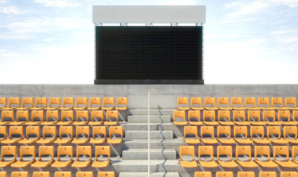 istock Sports Stadium Scoreboard 829578068