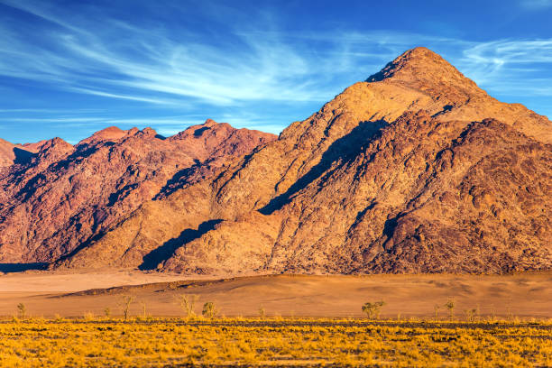 istock Purple and yellow mountains 829582930