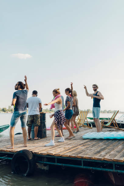 istock Friends On Summer Party 829598182