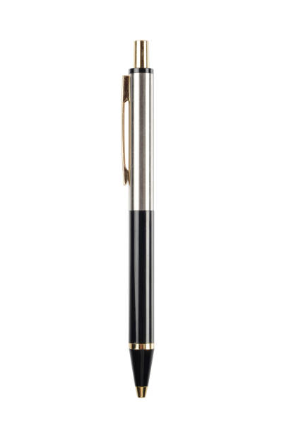 istock Metallic gray and black pen 829617198