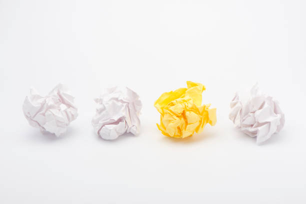istock Idea concept, crumpled balls of paper 829624748