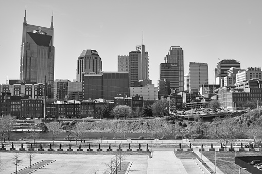Nashville Skyline with River