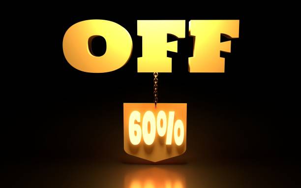 istock 60 Percent Discount Sign. 829662674